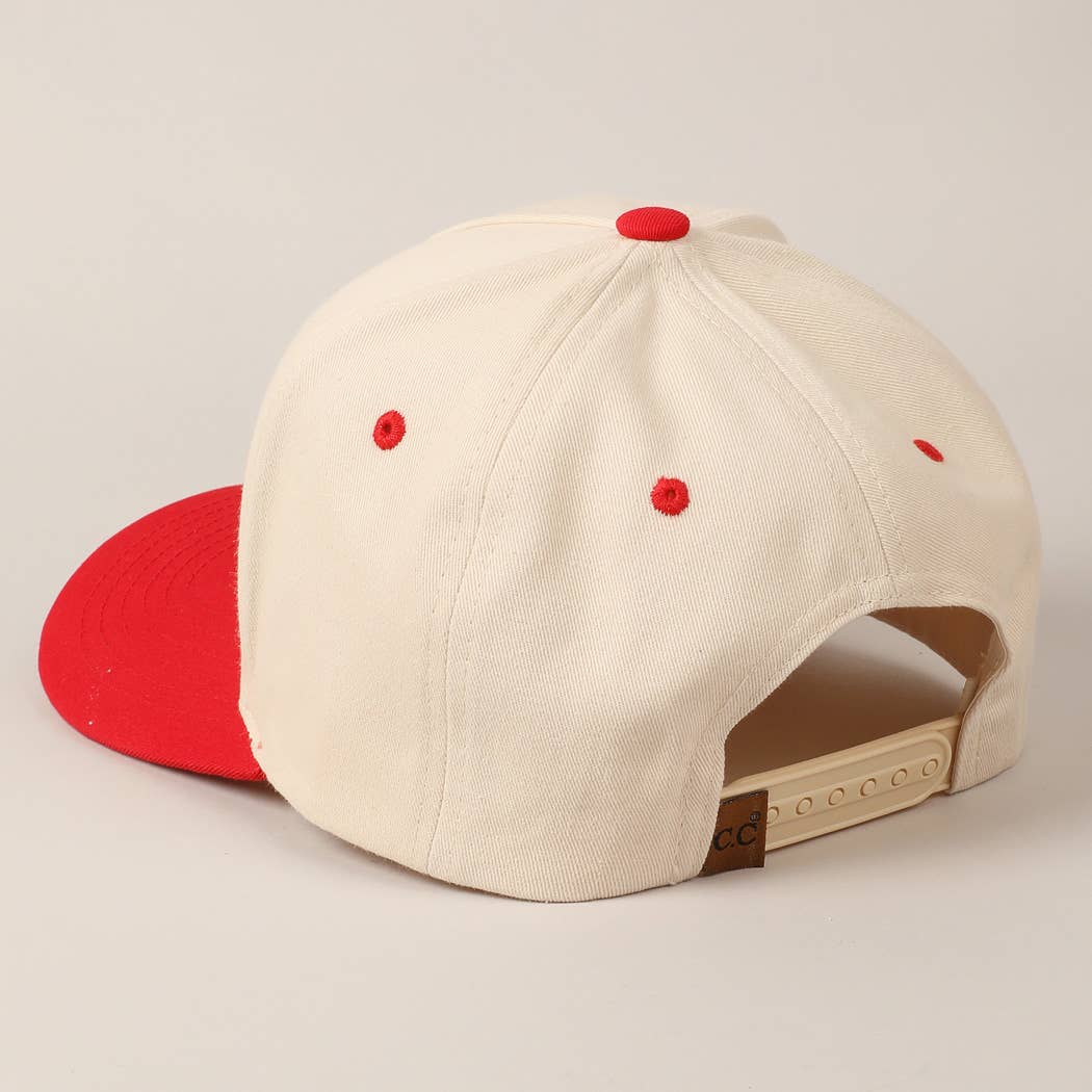 God Bless America Two-Tone Canvas Cap