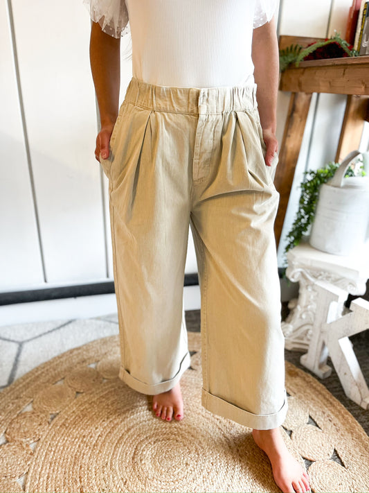 After Love Cuff Pant - Sandshell