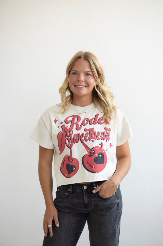 Rodeo Sweetheart Relaxed Crop Tee
