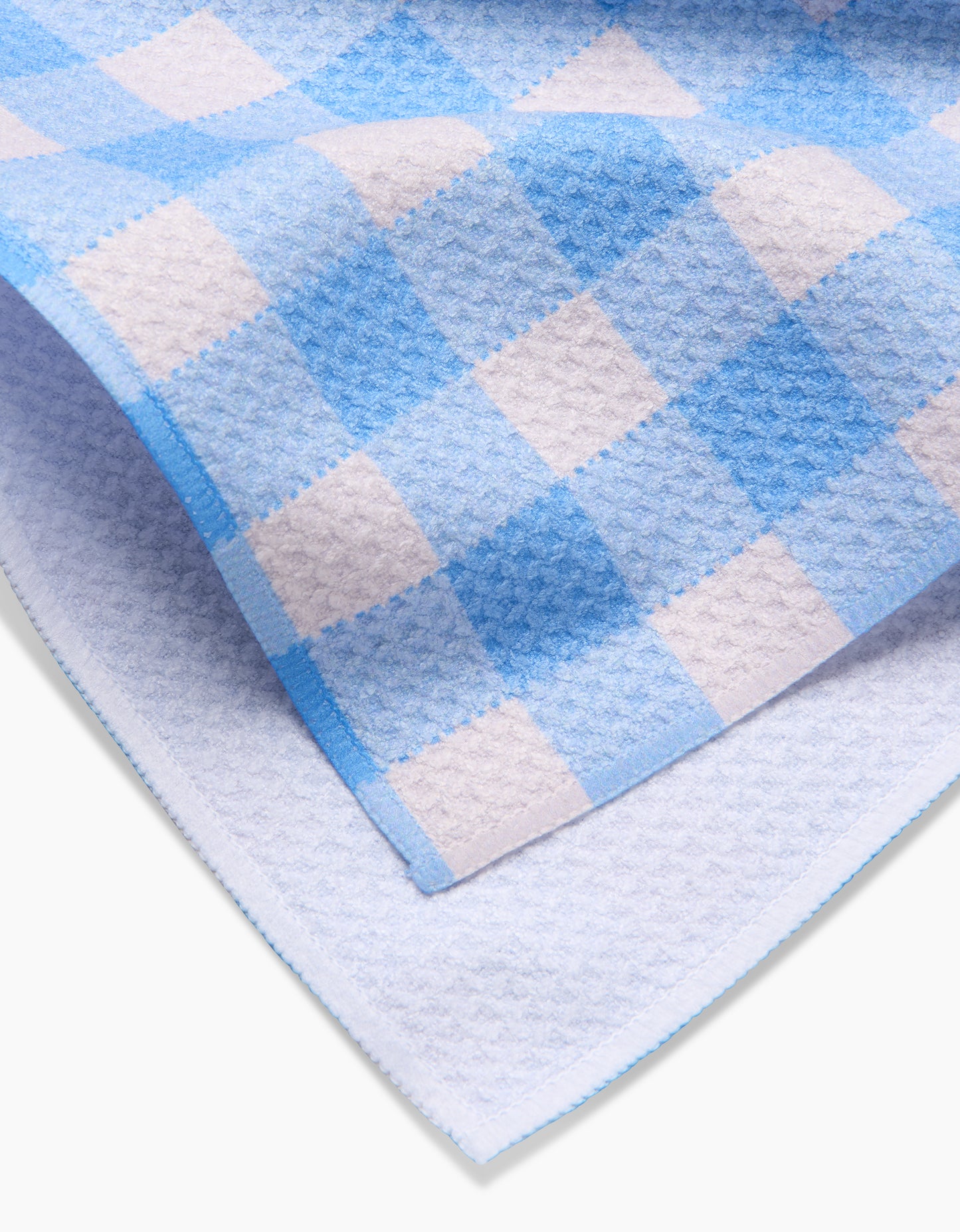 Angelic Sky Gingham Tea Towel