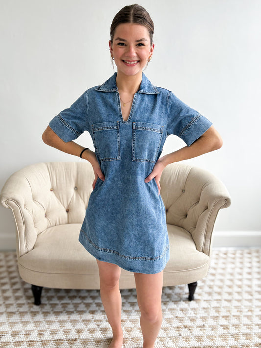 Betsy Denim Mini Dress
