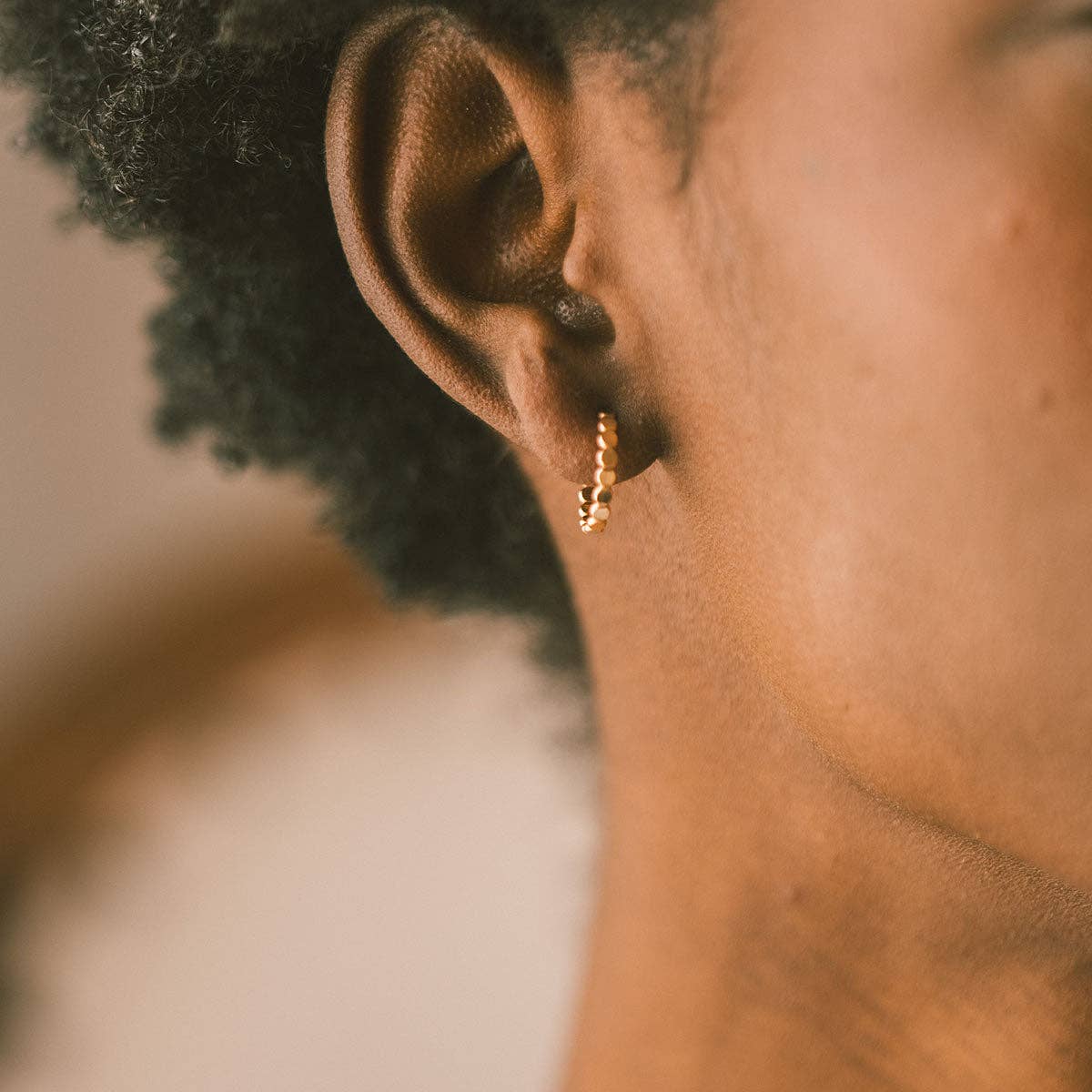 Poppy Hoop Earrings - Silver/10mm