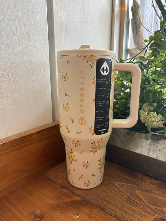 HydroJug 32oz Traveler - Cottage Core