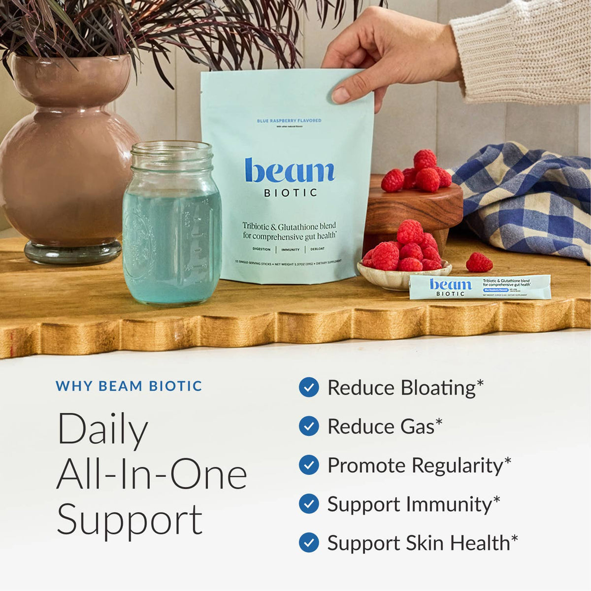 Beam Biotic - Blue Raspberry