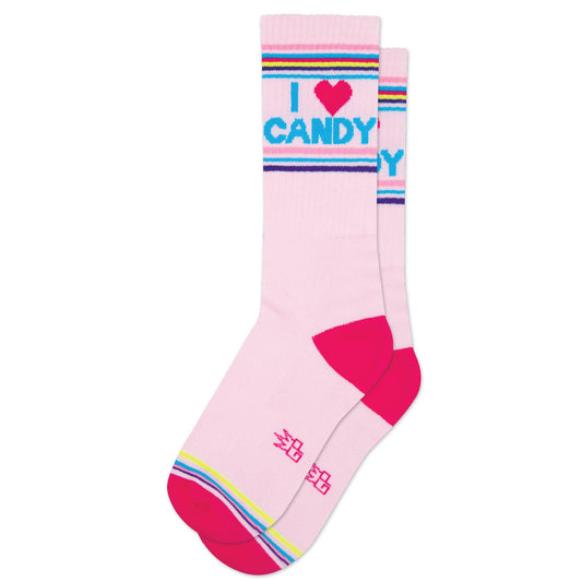 I Love Candy Gym Crew Socks