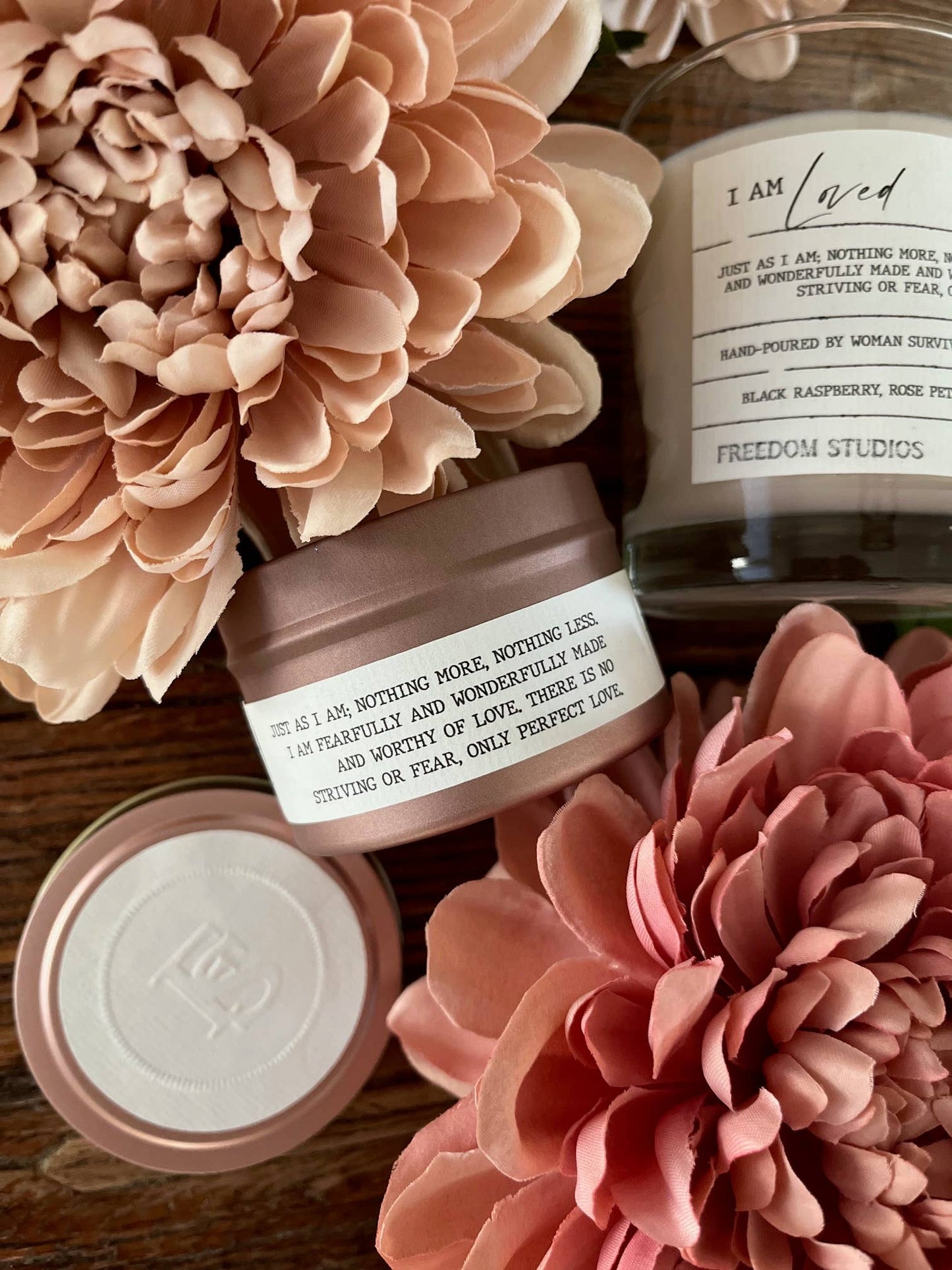 Special Edition- Blush Pink "I Am Loved" 4oz Tin
