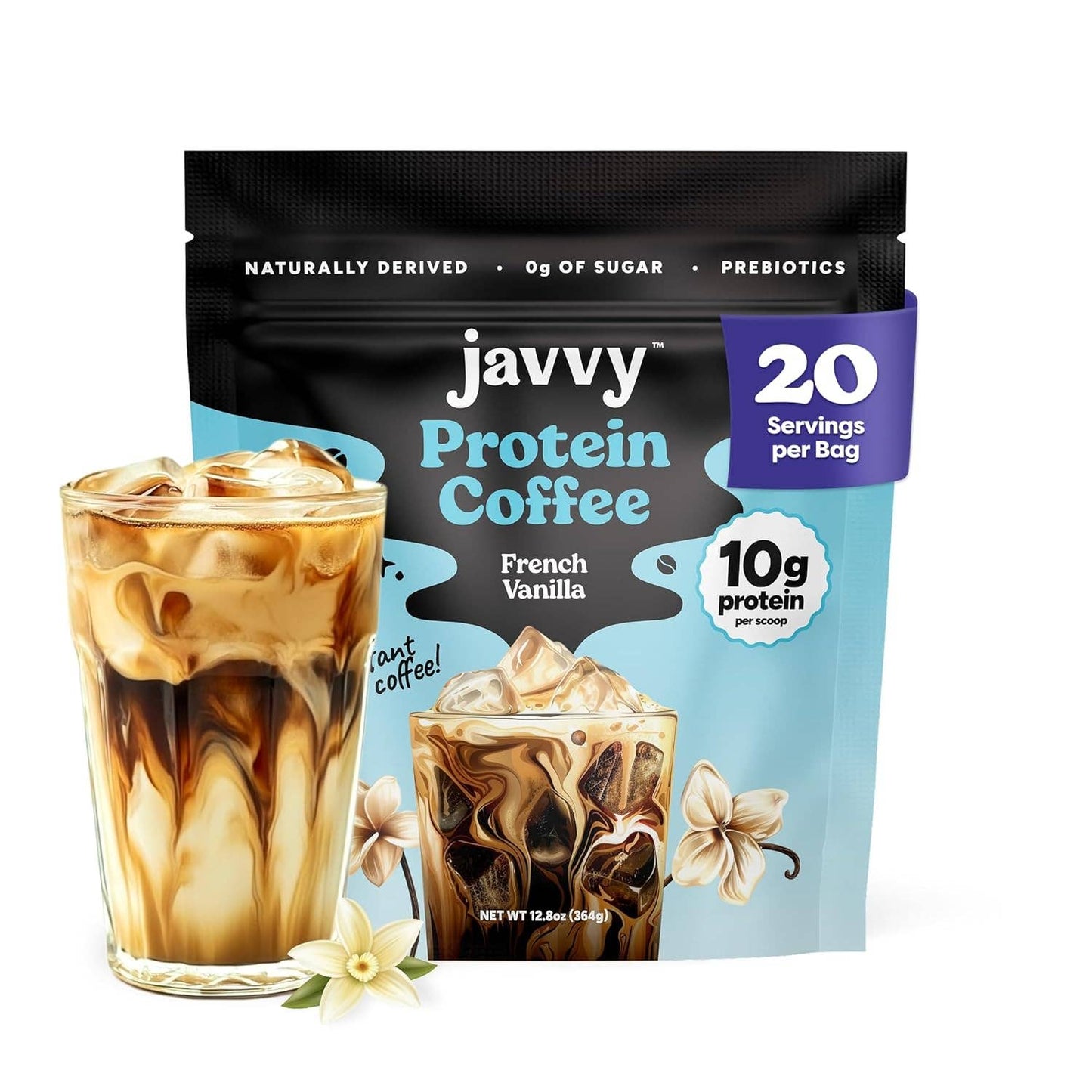 French Vanilla Protein Iced Coffee