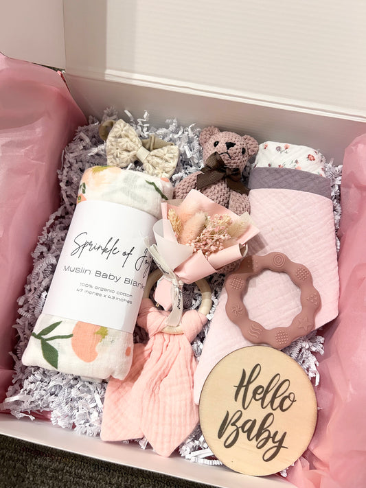 Box of Joy - New Baby Girl Deluxe