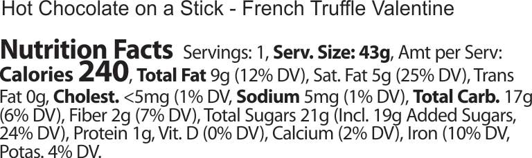 Hot Chocolate on a Stick - Belgian Milk