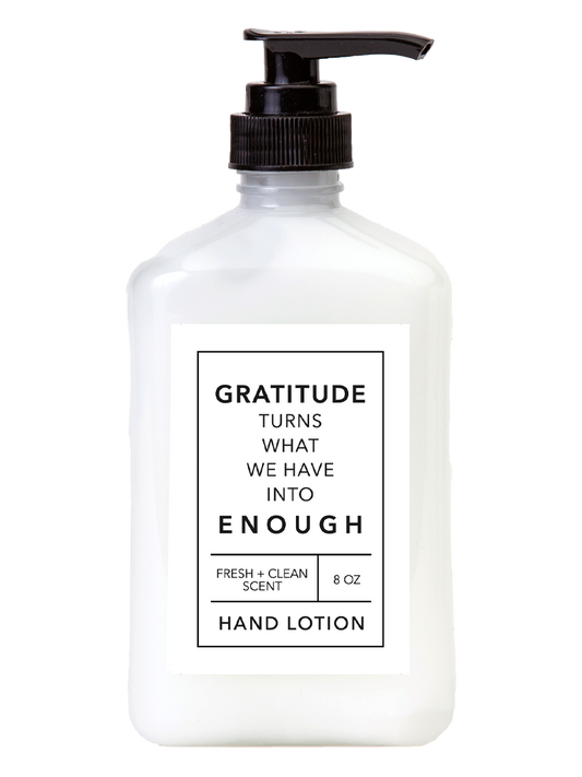 8oz Gratitude Hand Lotion