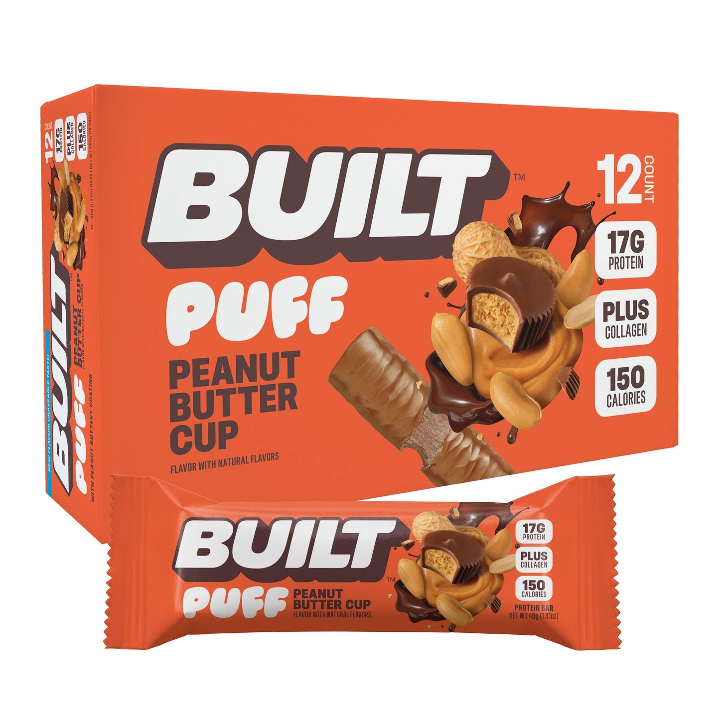 Built Puff Protein Bars - Peanut Butter Cup