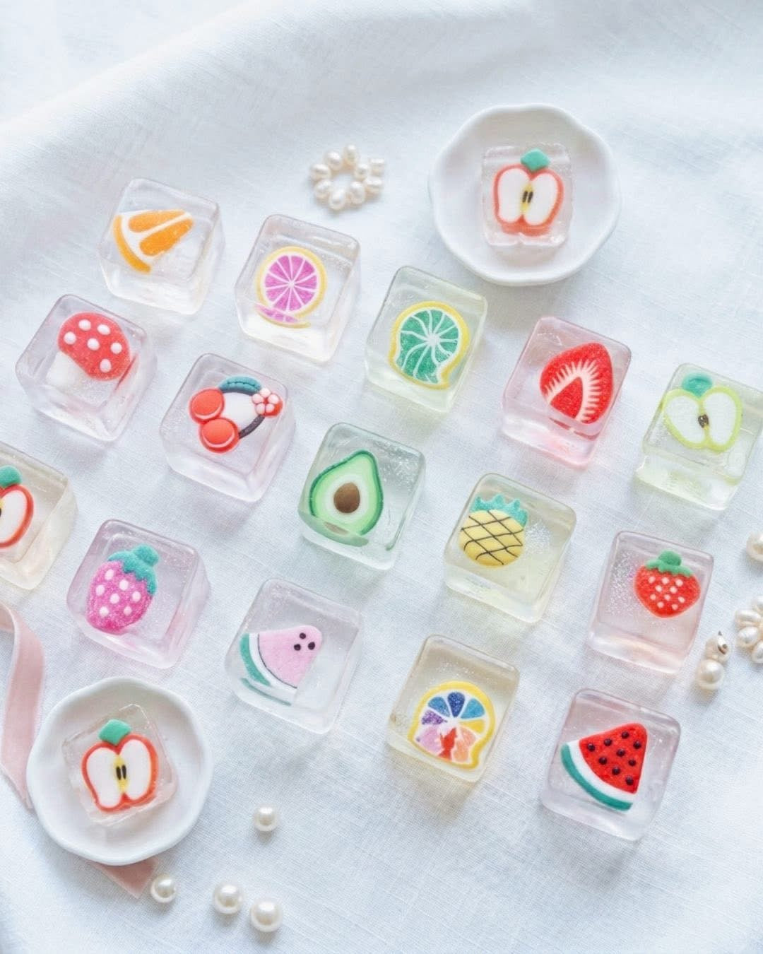 Fruity Ice Cube Squishy