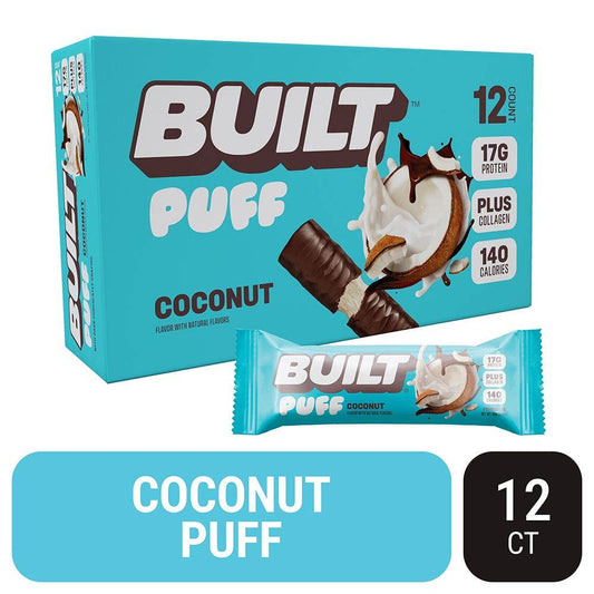 Built Puff Protein Bars - Coconut