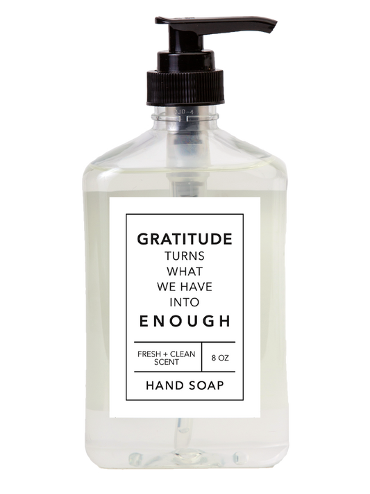 8oz Gratitude Hand Soap