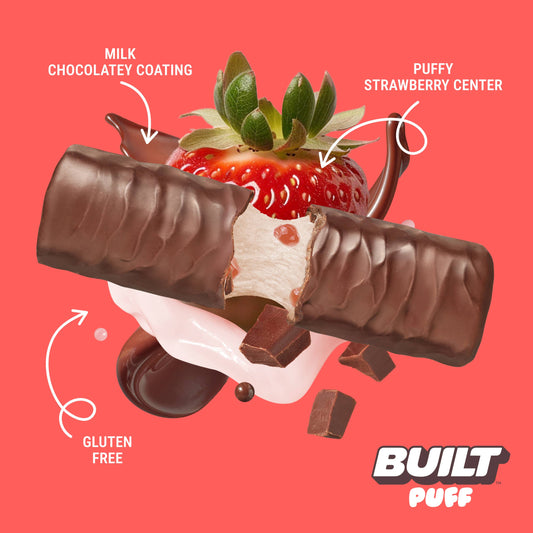 Built Single Puff Protein Bar - Strawberries ‘N Cream