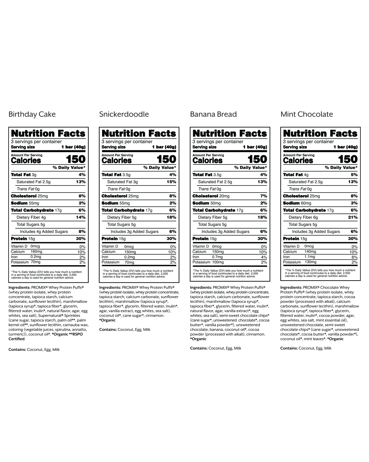 Protein Puff Bars Variety Pack V2: 12 Bar Variety Pack
