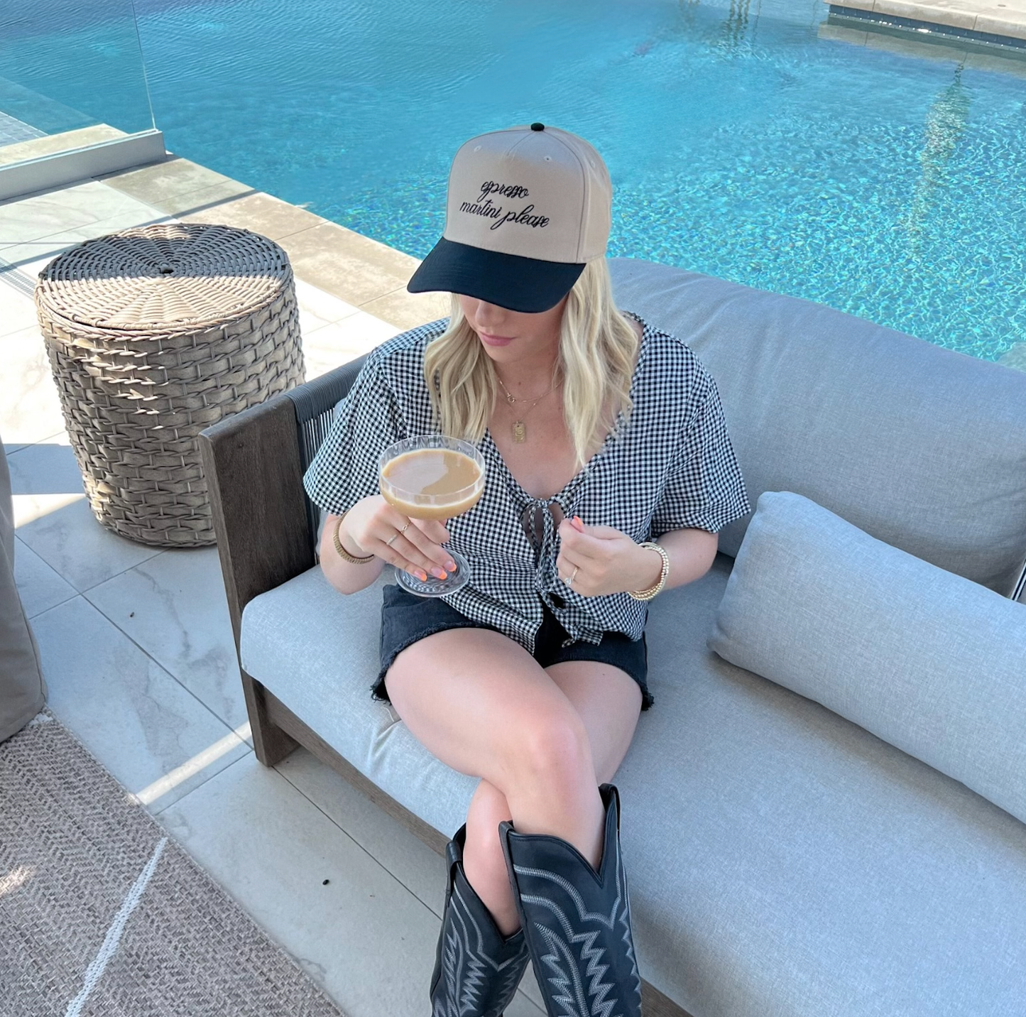Espresso Martini Please Embroidered Trucker Hat
