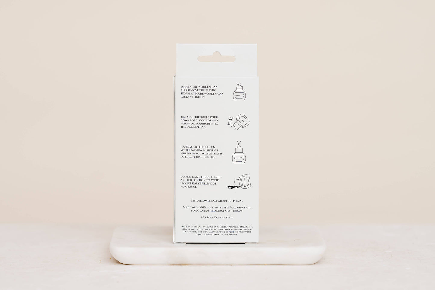 Honey & Almond Car Diffuser – Warm & Sweet