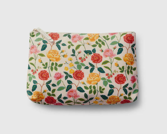 Rose Zippered Pouch