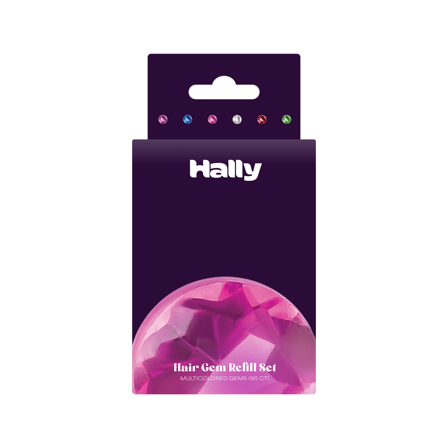 Hally Gem Pen Multi-Colored Refill 90 Count
