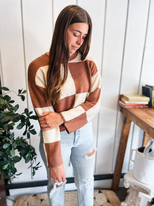 Rosi Blocked Sweater