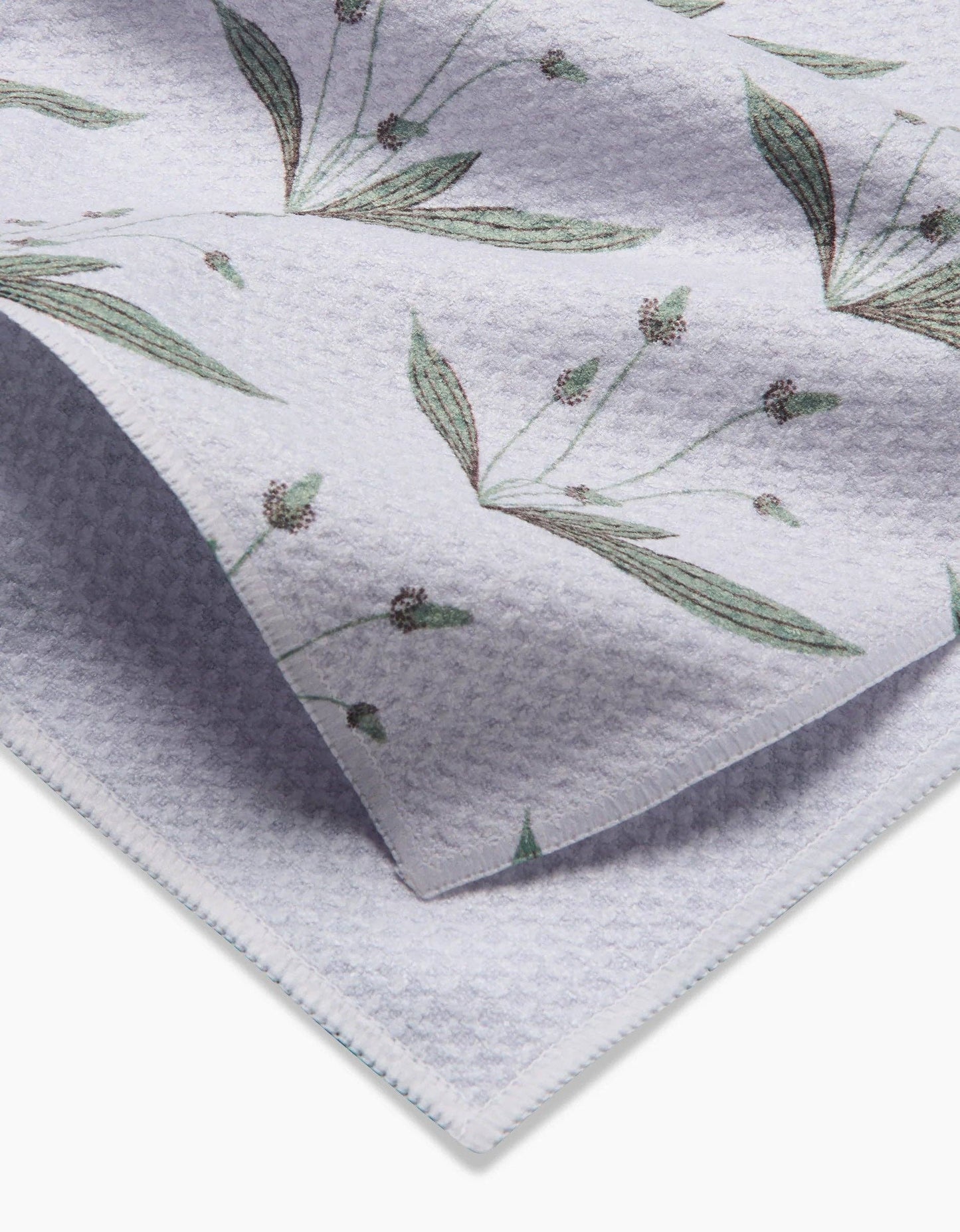 Wild Leaves Green Tea Towel