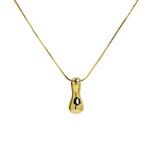 Initial Waterdrop 18K Gold - I