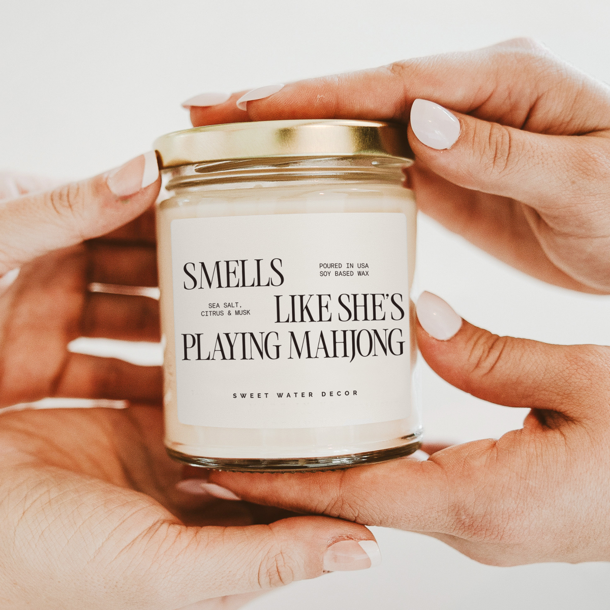 Smells Like She's Playing Mahjong 9oz Soy Candle