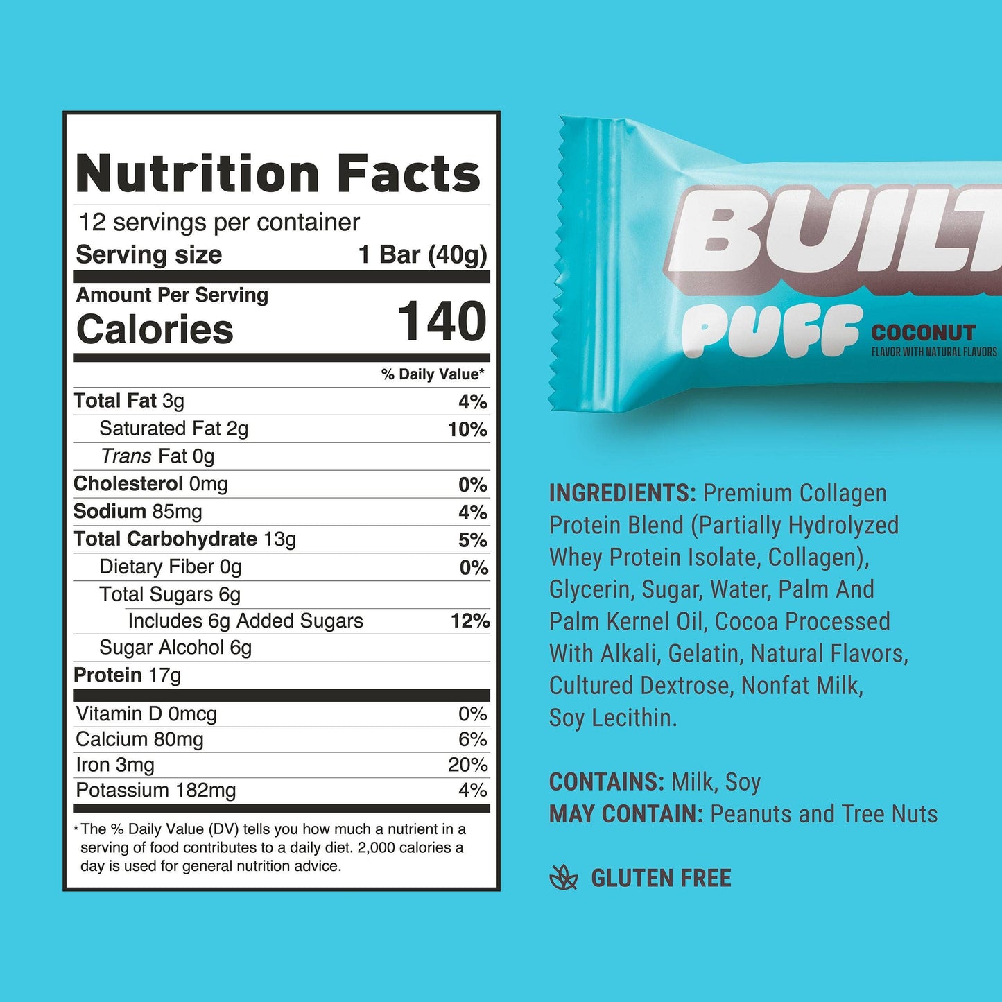 Built Puff Single - Coconut