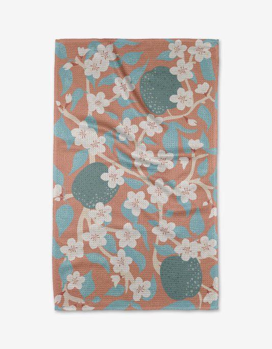 Apple Blossoms Tea Towel