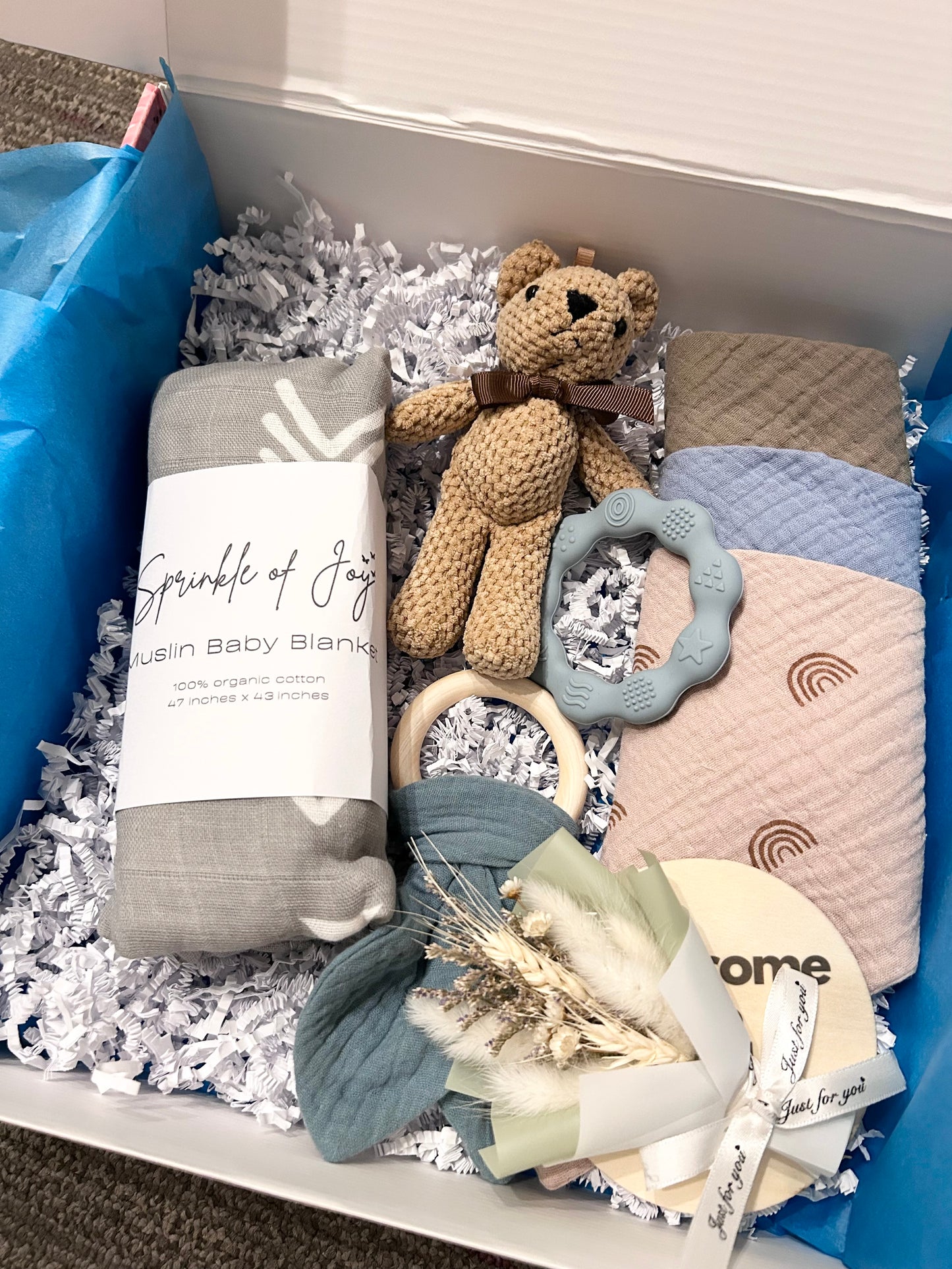 Box of Joy - New Baby Boy Deluxe