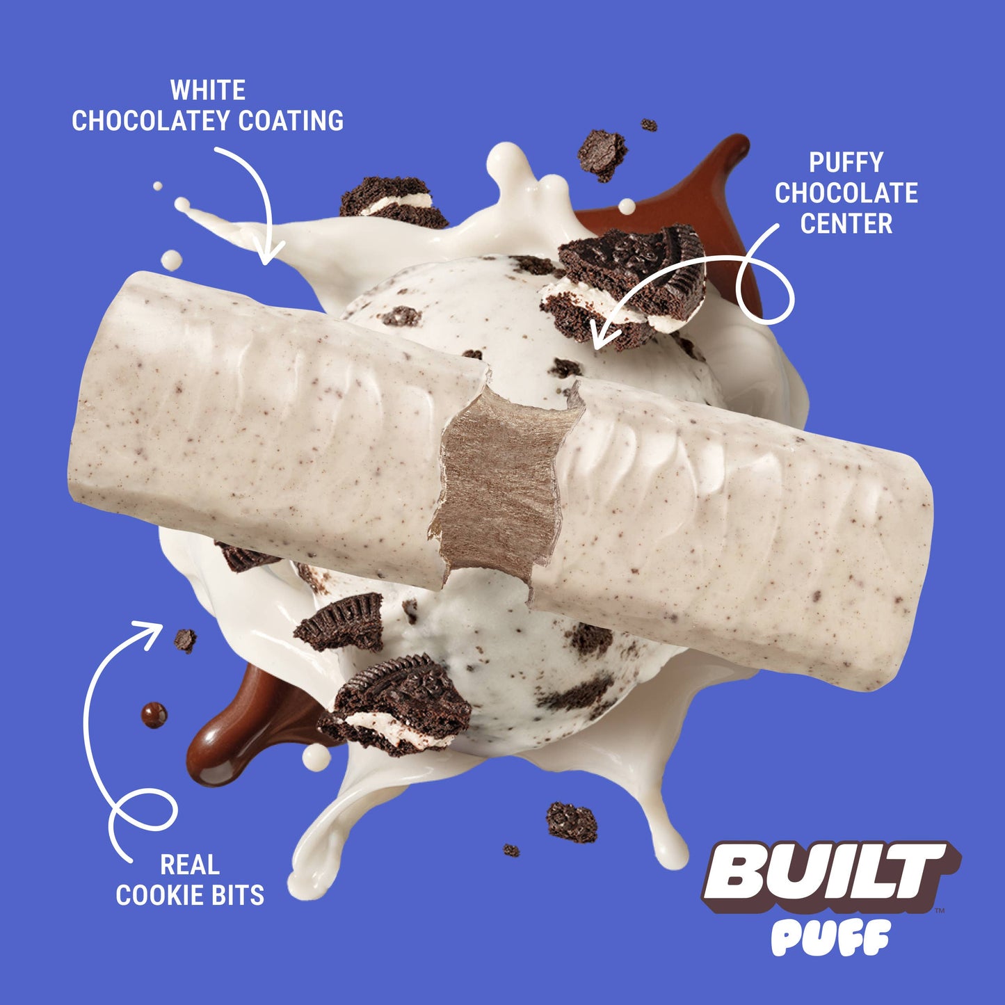 BUILT Puff Protein Bars - Cookies 'N Cream