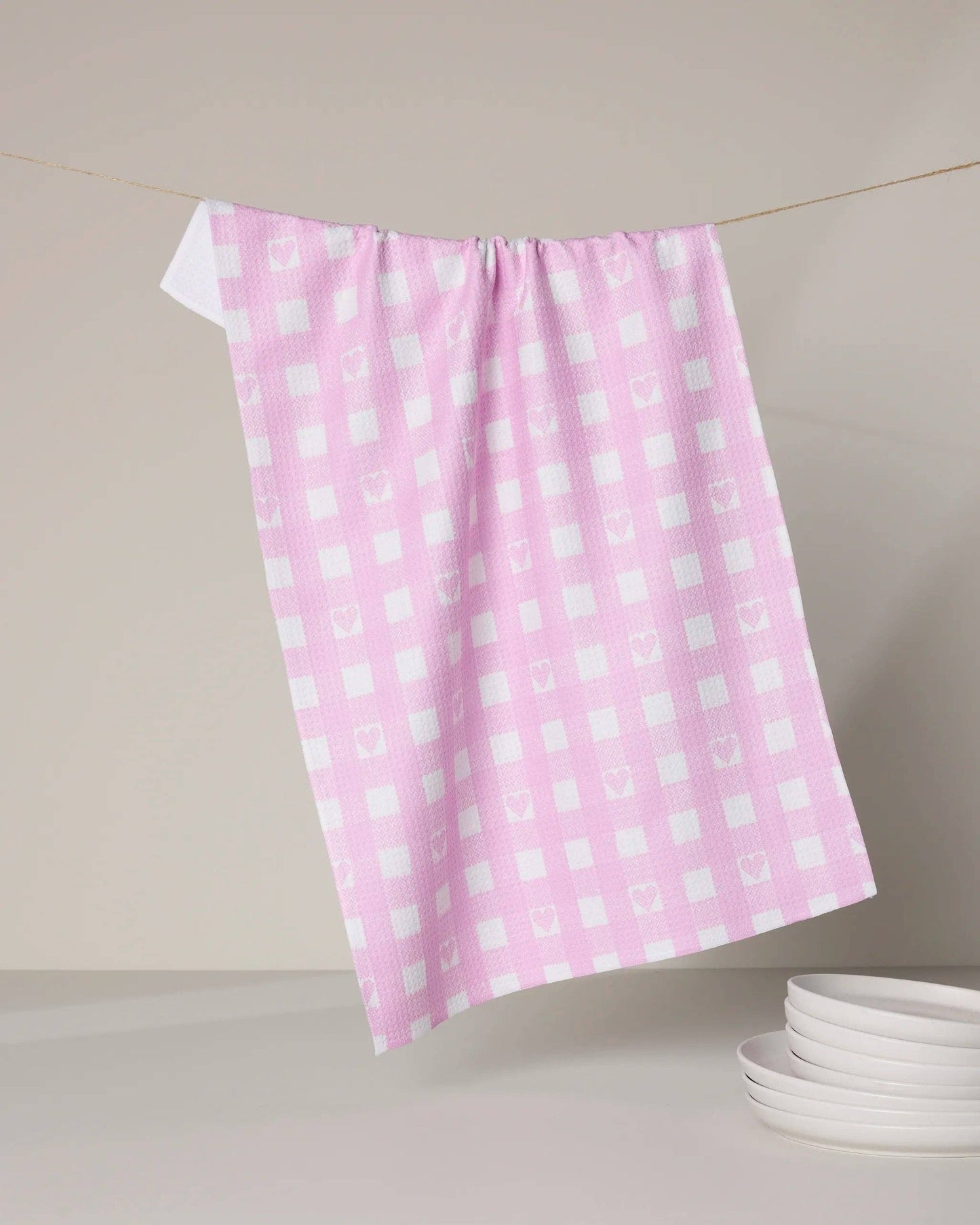 Super Sweet Check Tea Towel