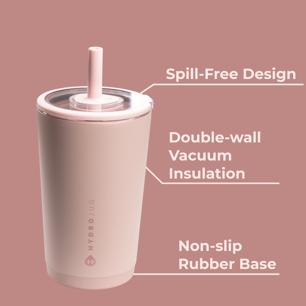 Dusty Rose HydroJug 14oz Everyday Tumbler