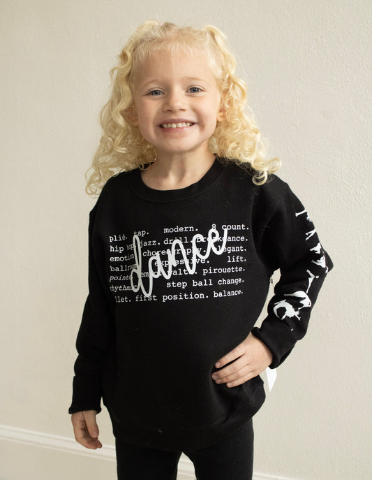 Dance Words Crewneck