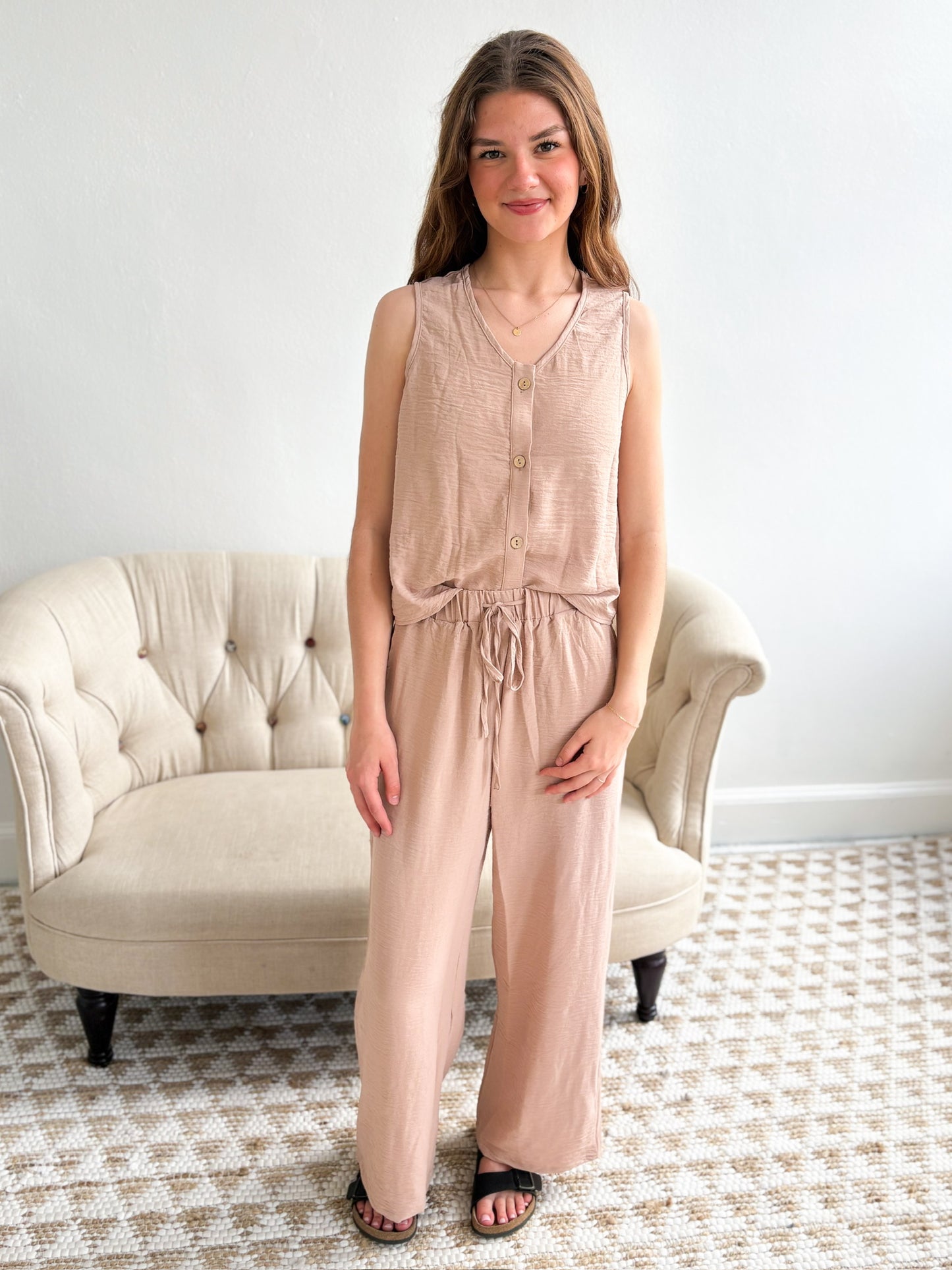 Copelan Wide Leg Pant Set