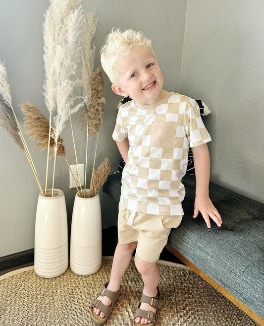 LB Checkered Tee