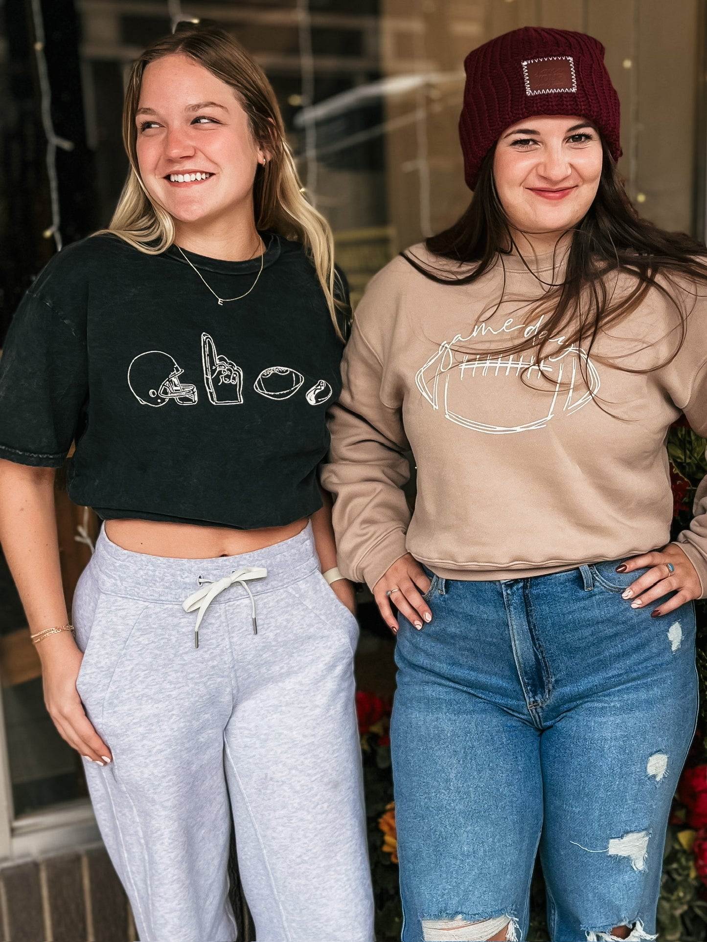 Football Row Washed Tee