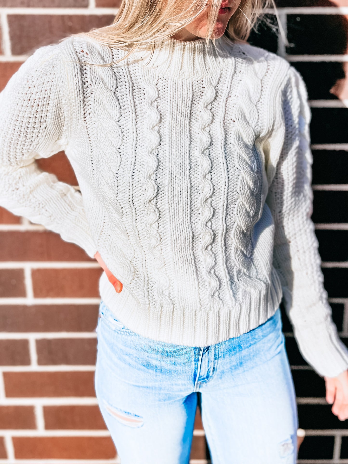 Catya Mock Neck Sweater