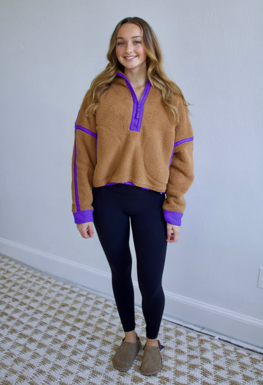 Mountain High Half Zip - Twig