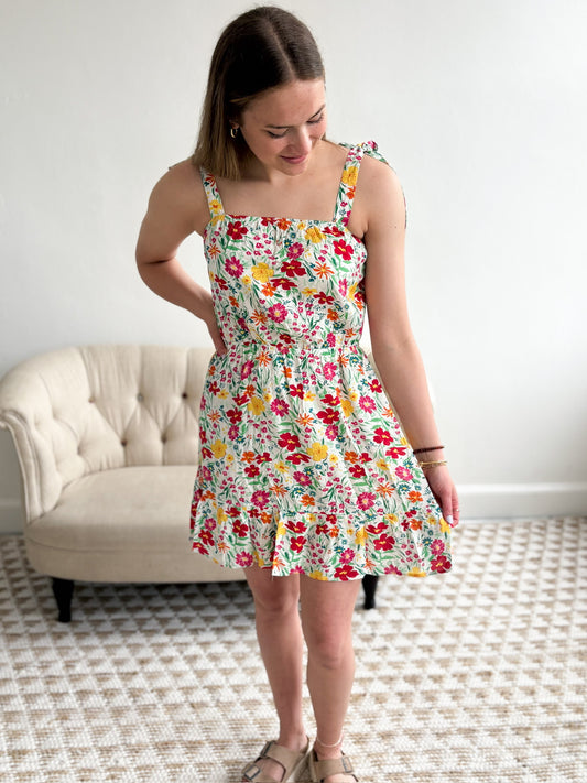 Lisa Floral Mini Dress
