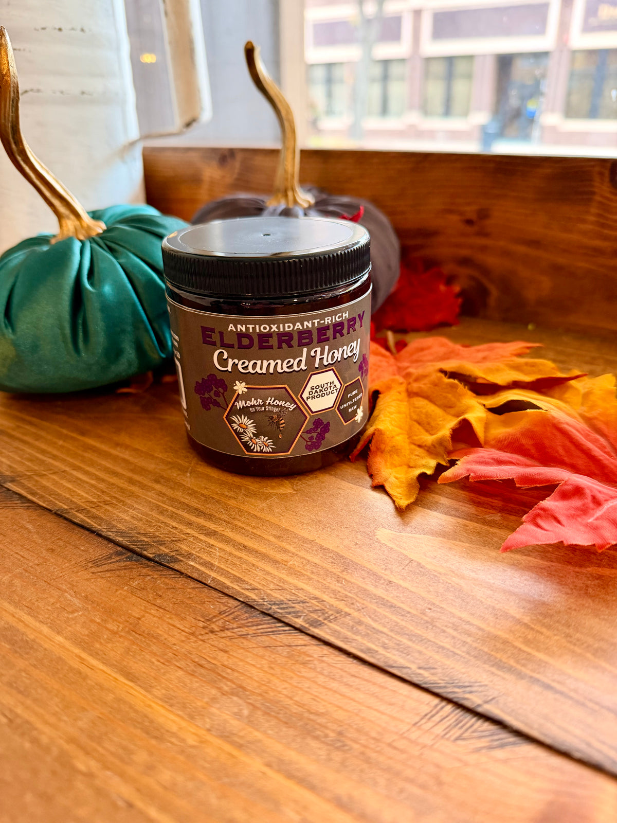 Elderberry Creamed Honey