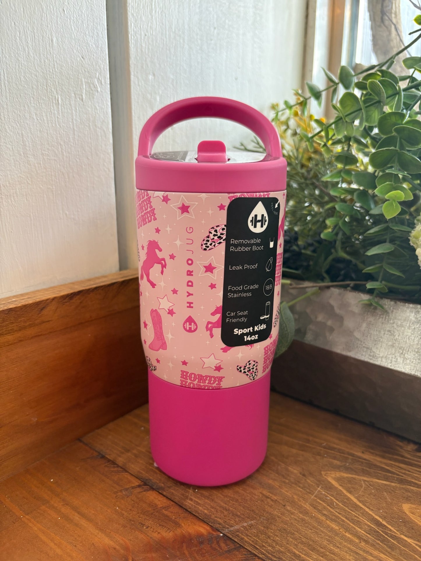 HydroJug 14oz Sport Bottle - Cowgirl