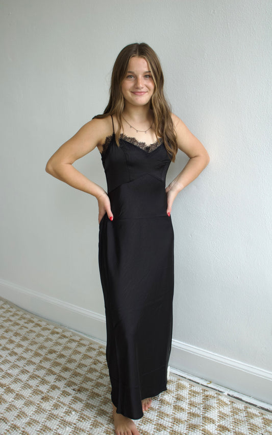 After Hours Midi Dress - Black