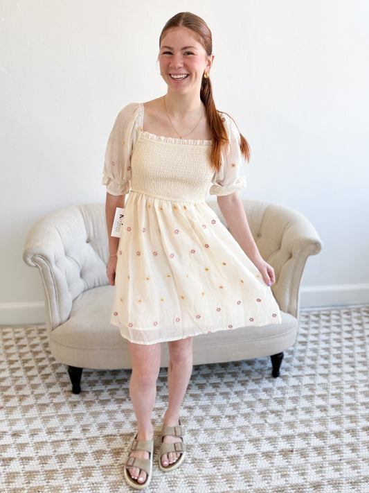 Eliza Flower Smocked Dress