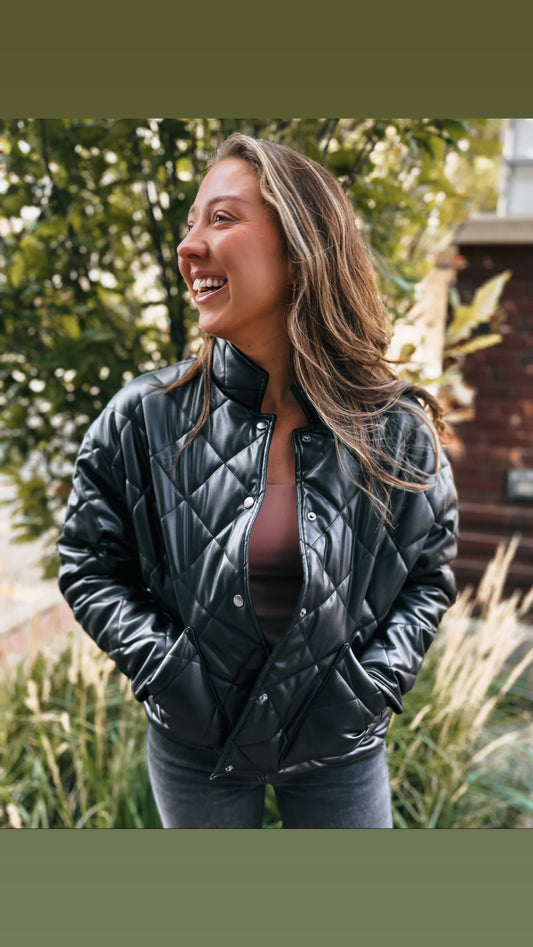 Heritage Faux Leather - Black