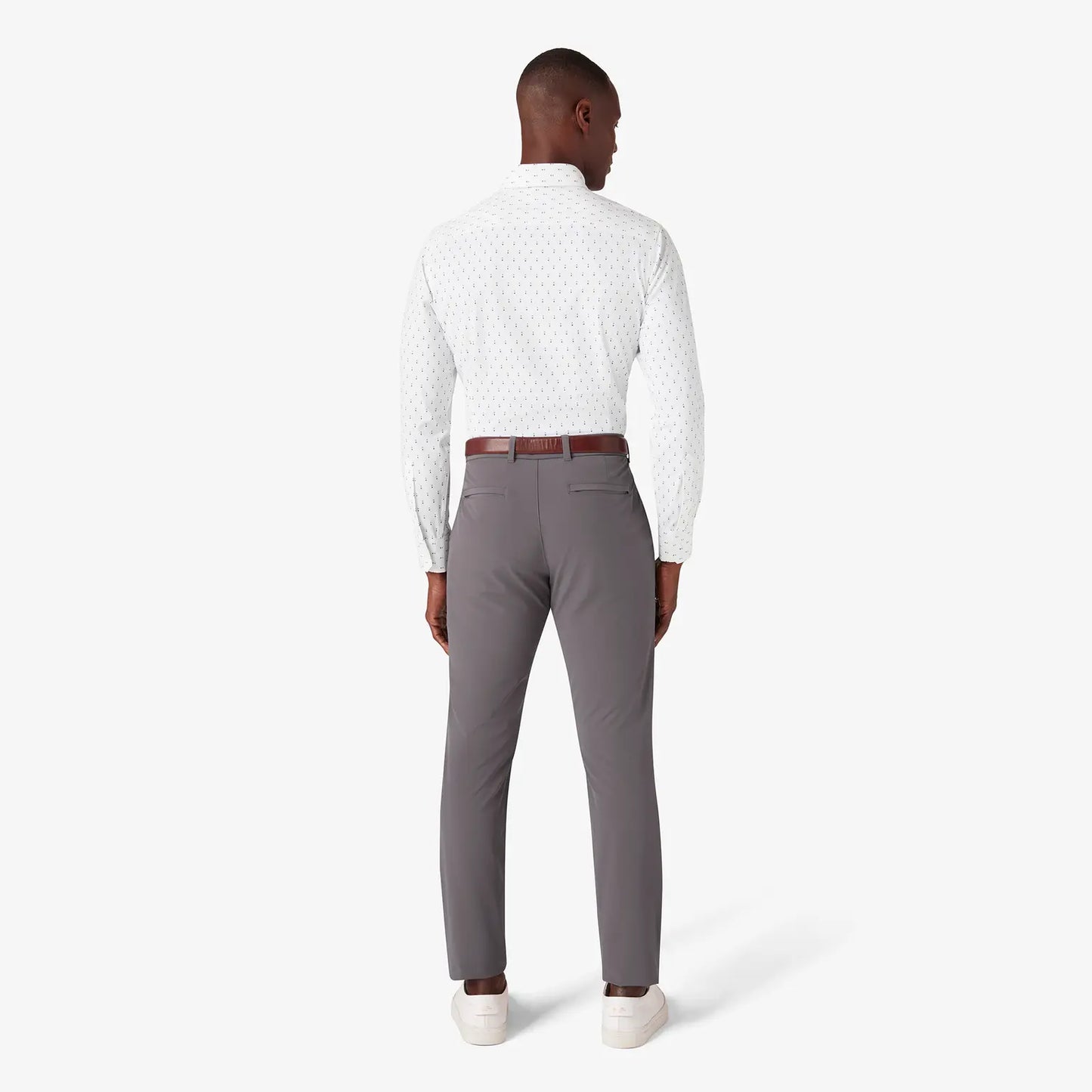 Leeward LS - White Micro Floral