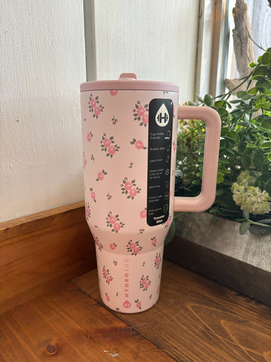 HydroJug 32oz Traveler -  Wildrose Floral