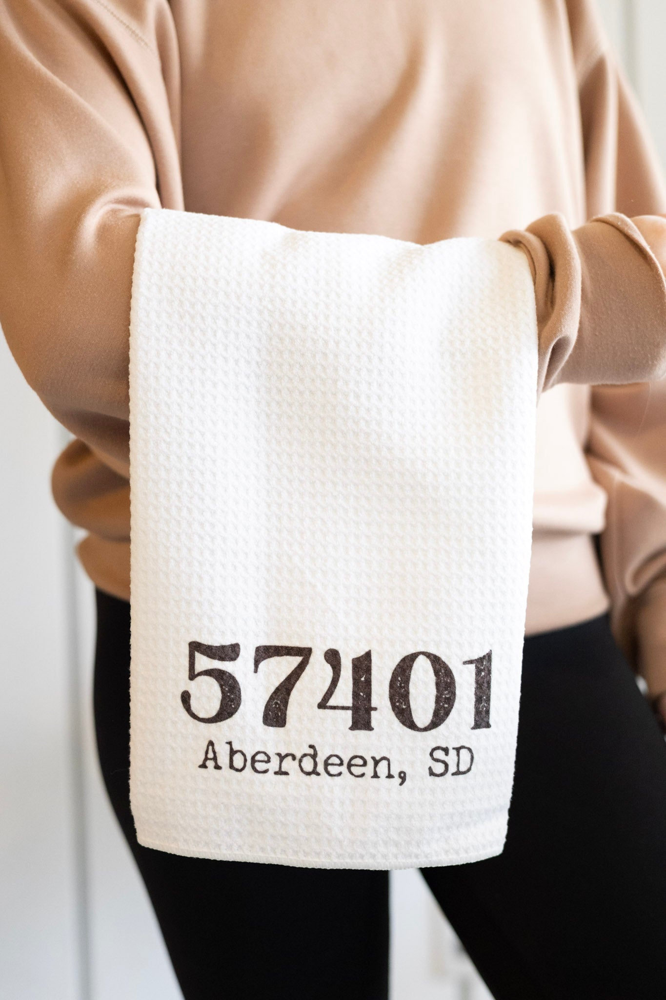Zip Code Tea Towel