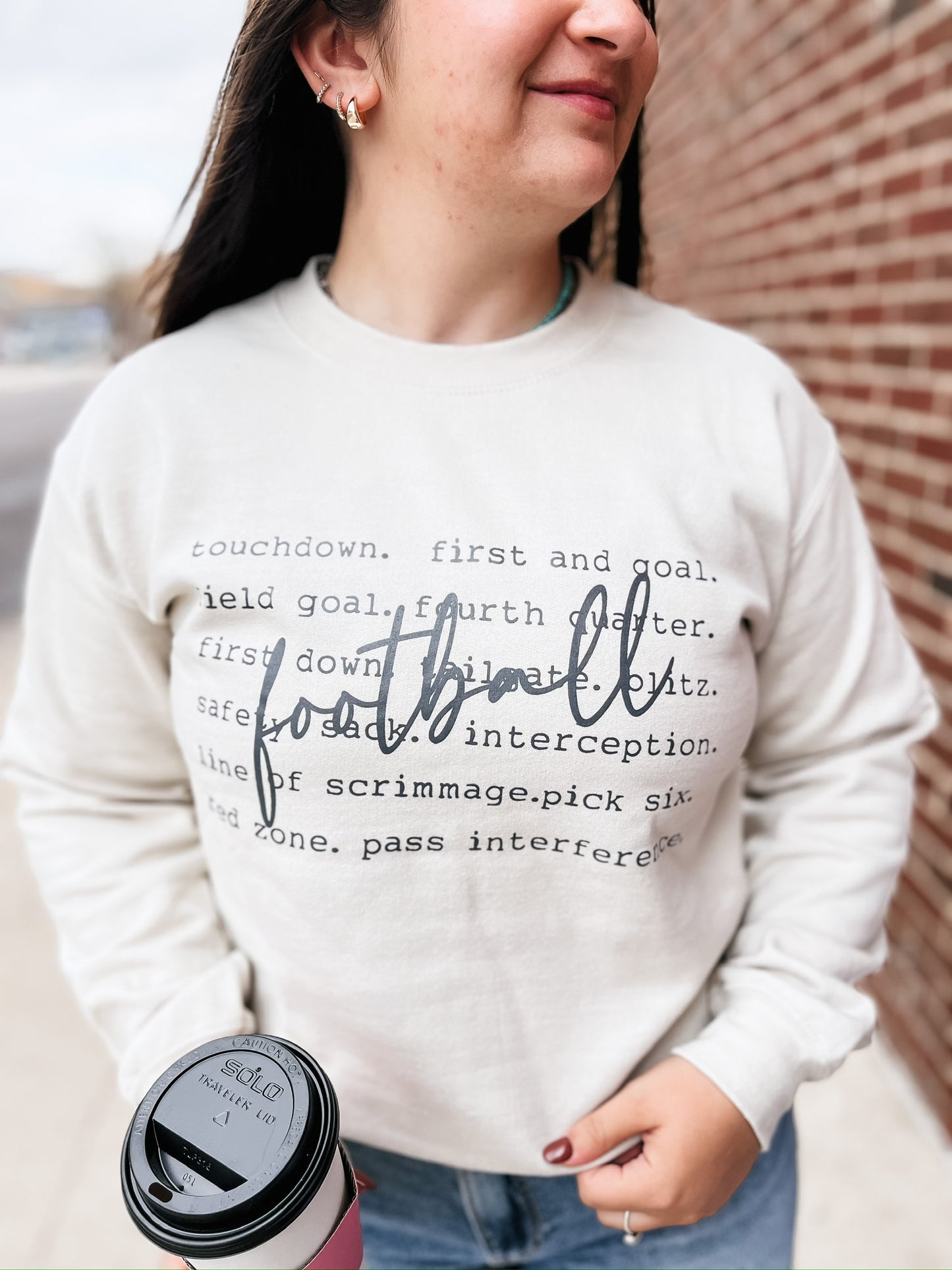 Football Words Sweater